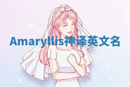 Amaryllis神译英文名 Amaryllis神译英文名