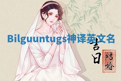 Bilguuntugs神译英文名