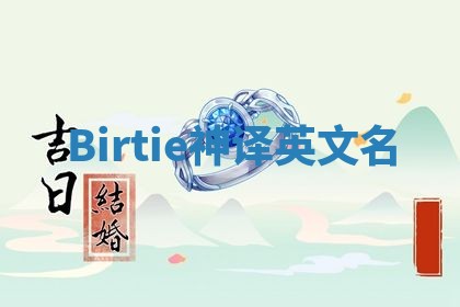 Birtie神译英文名