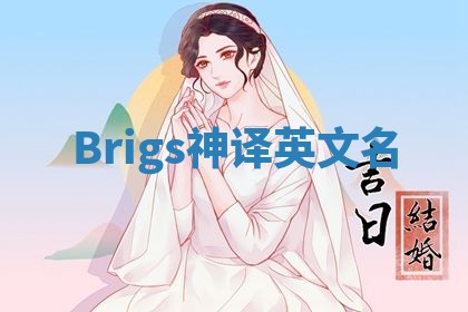 Brigs神译英文名