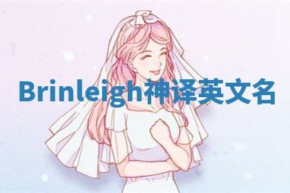 Brinleigh神译英文名 Brinleigh神译英文名