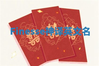 Finesse神译英文名