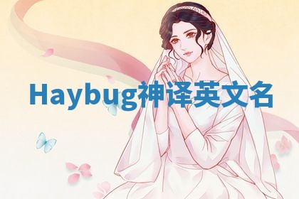 Haybug神译英文名