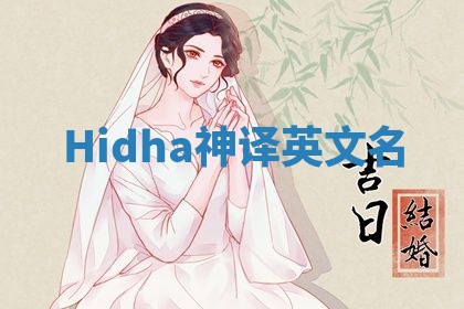 Hidha神译英文名