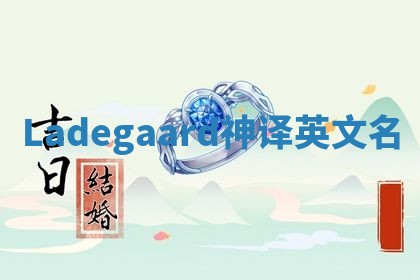 Ladegaard神译英文名