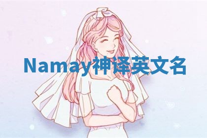 Namay神译英文名