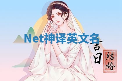 Net神译英文名