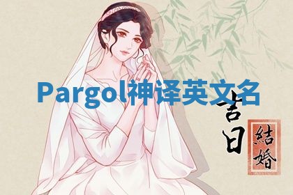 Pargol神译英文名 Pargol神译英文名