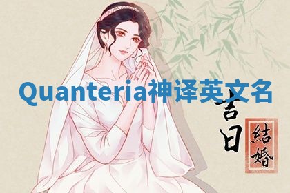 Quanteria神译英文名 Quanteria神译英文名