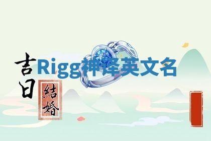 Rigg神译英文名