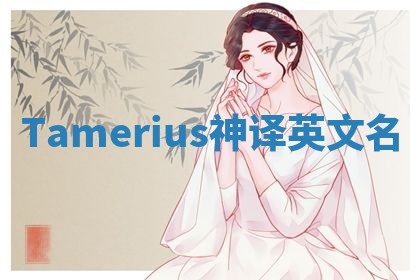 Tamerius神译英文名