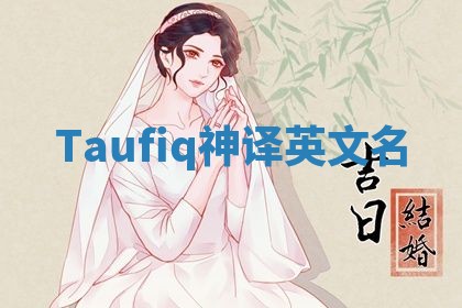 Taufiq神译英文名