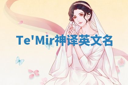 Te'Mir神译英文名 Te'Mir神译英文名