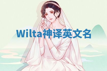 Wilta神译英文名 Wilta神译英文名